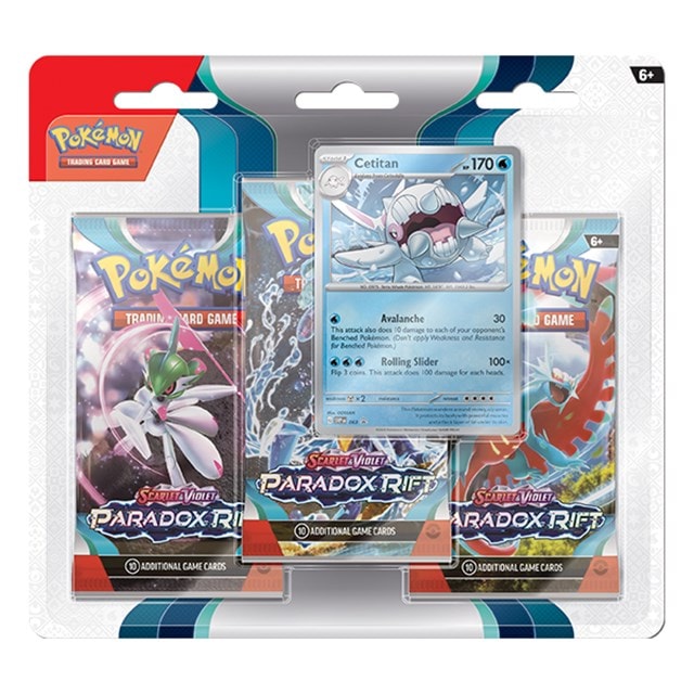 Pokemon Scarlet & Violet Paradox Rift 3 Pack Trading Cards - 2