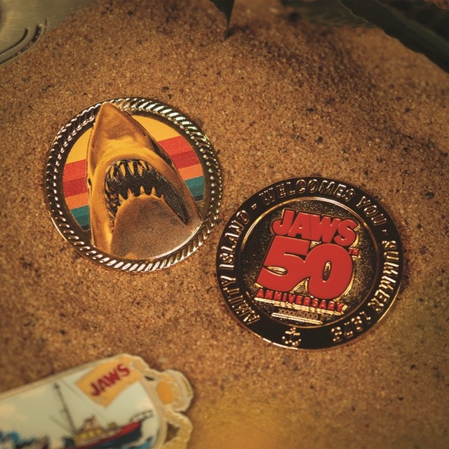 Jaws 50th Anniversary 24K Gold Plated Presentation Coin - 5
