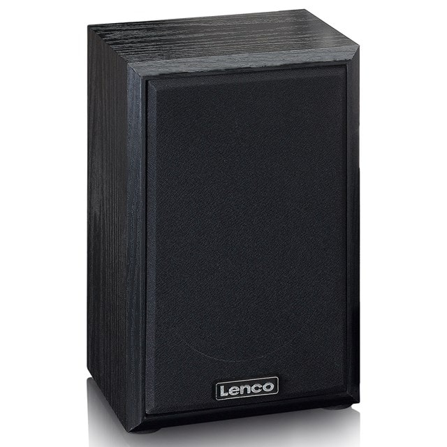 Lenco LS-101BK Black Belt Drive Turntable & Speakers - 4
