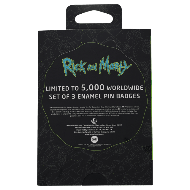 Rick and Morty Limited Edition Pin Set - 4