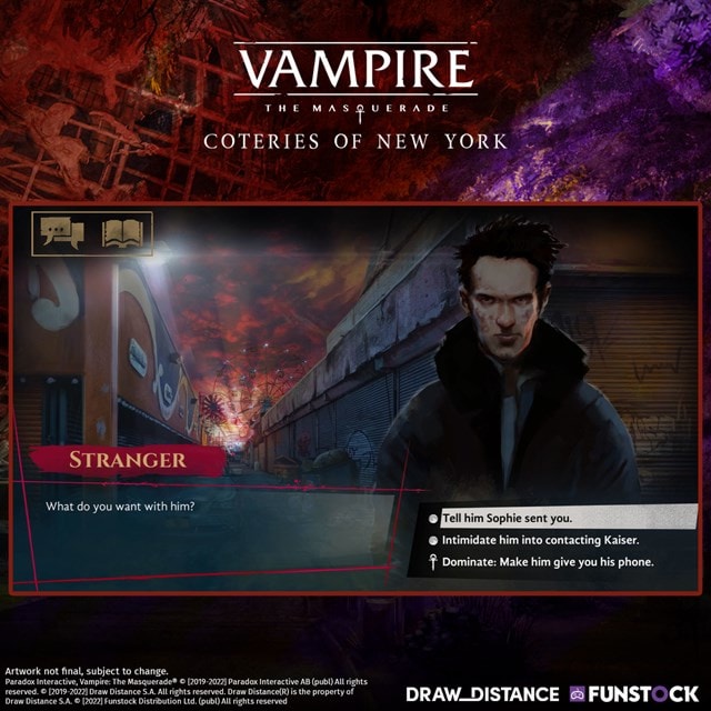 Vampire: The Masquerade: Coteries and Shadows of New York - Collectors Edition (PS4) - 2
