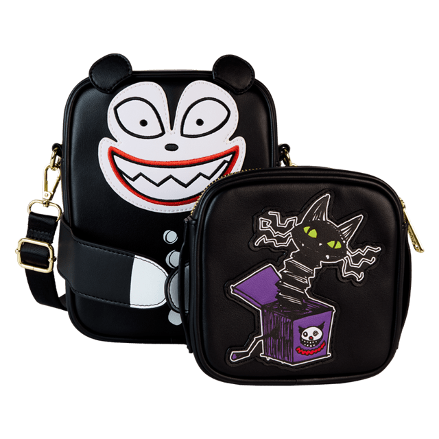 Scary Teddy Nightmare Before Christmas Loungefly Crossbuddies Bag with Coin Bag - 3