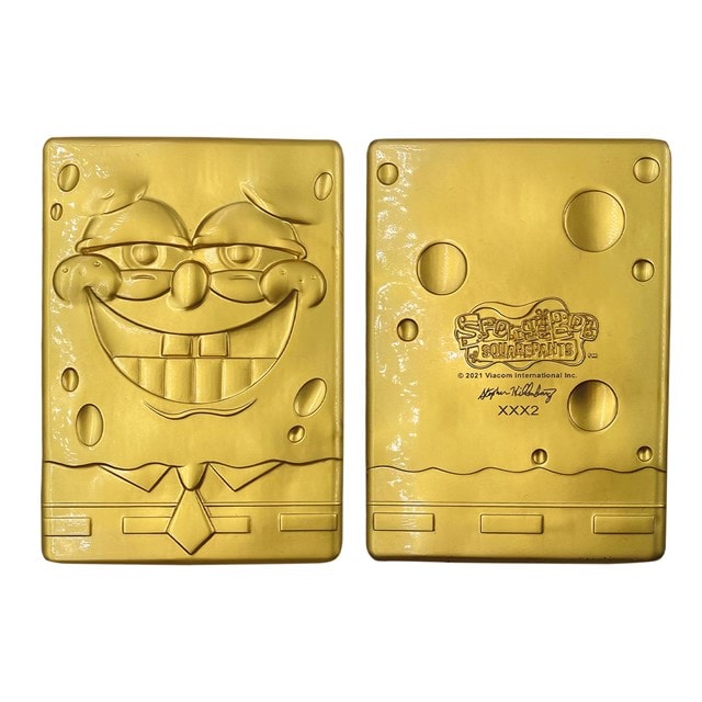 SpongeBob Squarepants: 24k Gold Plated Limited Edition Collectible Ingot - 5