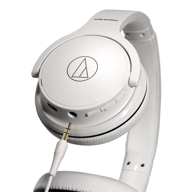 Audio Technica ATH-S220BTBK White Bluetooth Headphones - 8