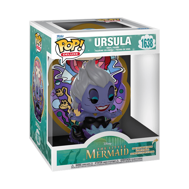 Ursula Ariel Stained Glass 1638 Disney Villains Funko Pop Vinyl Deluxe - 2