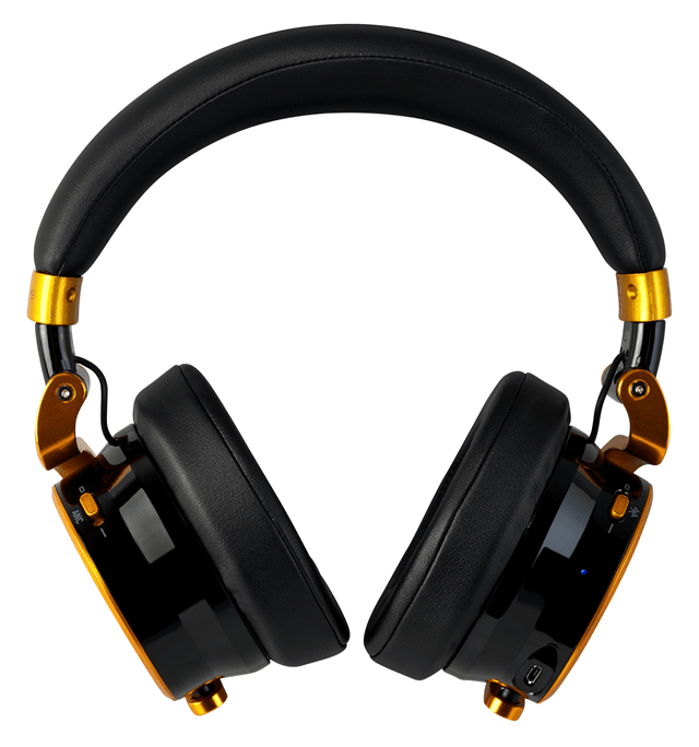 Meters M-OV-1-B Connect Editions Black/Gold Bluetooth Headphones (Limited Edition) - 3