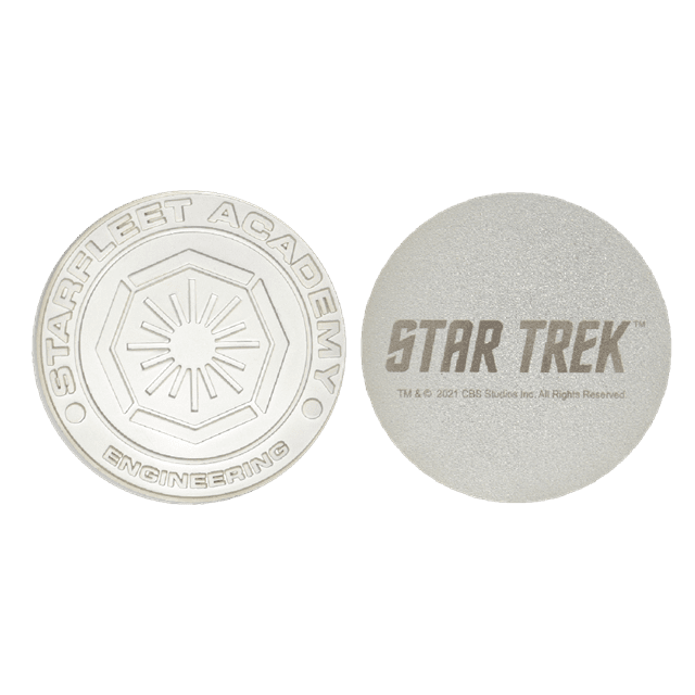 Star Trek Set Of 4 Starfleet Division Medallions In .999 Silver Plating Collectible Medallions - 5
