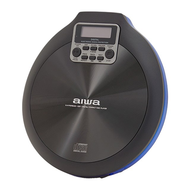 Aiwa PCD-810 Blue Portable CD Player - 1