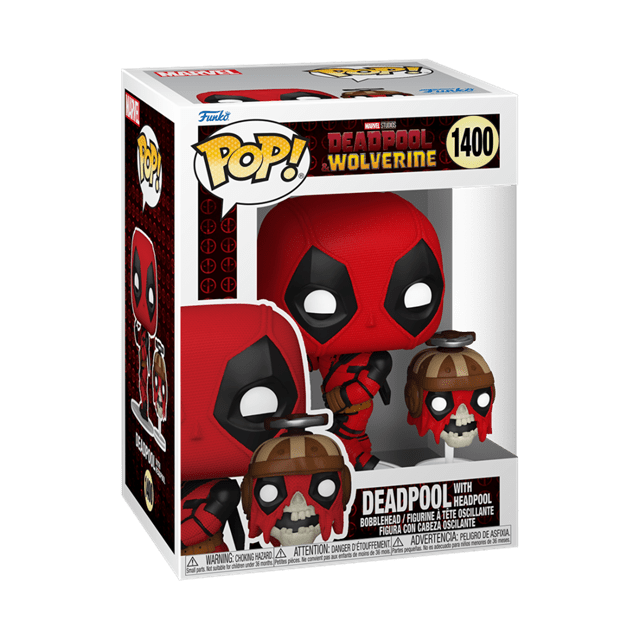 Deadpool With Headpool 1400 Deadpool & Wolverine Funko Pop Vinyl - 2