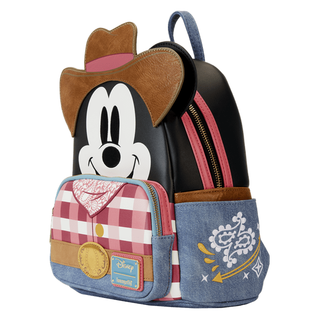 Western Mickey Mouse Cosplay Mini Backpack Loungefly - 2