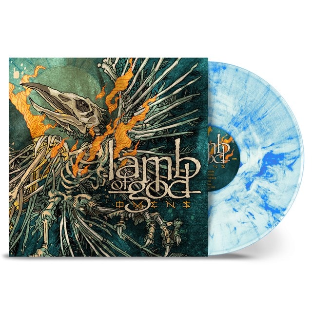 Omens - Limited Edition White & Sky Blue Marble Vinyl - 1