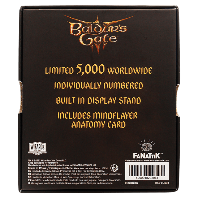 Baldurs Gate 3 Limited Edition Dungeons & Dragons Medallion - 2