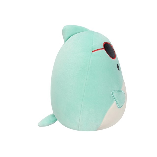 Perry Teal Dolphin With Sunglasses & Surfboard Original Squishmallows Plush - 3