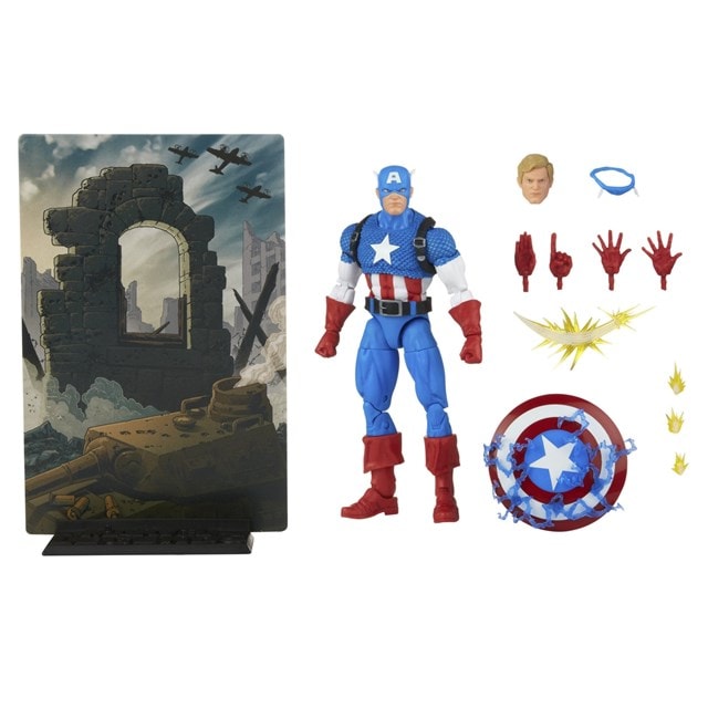 Captain America 20th Anniversary Hasbro Marvel Legends Action Figure - 7