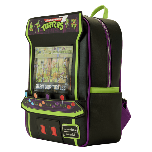 Vintage Arcade Mini Backpack TMNT 40th Anniversary Loungefly - 4