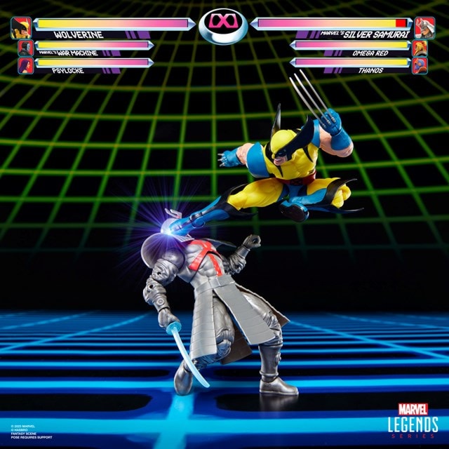Gamerverse Wolverine Vs Marvel's Silver Samurai Marvel Legends Series Hasbro Action Figure - 2