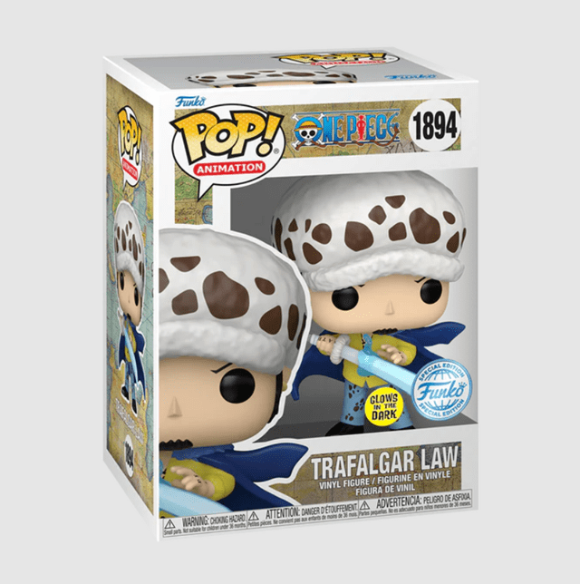 Trafalgar Law 1894 One Piece Limited Edition Glow In The Dark Funko Pop Vinyl - 2