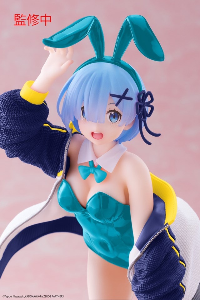 Rem Re:Zero Starting Life In Another World Jacket Bunny Version Taito Figure - 3