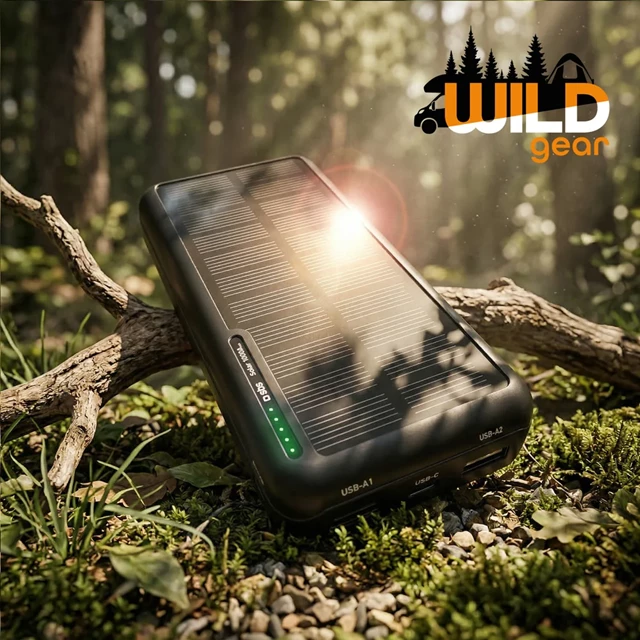 SBS Solar 10,000mAh Power Bank - 2