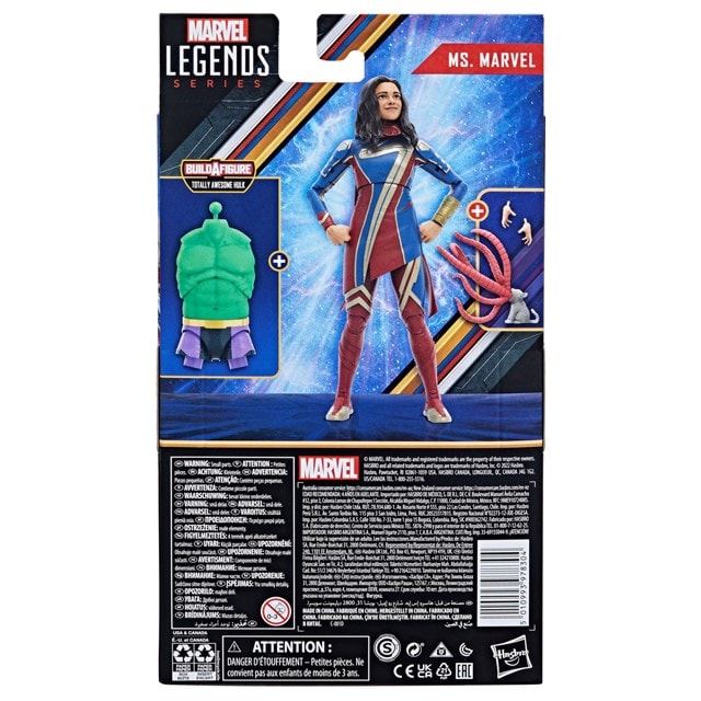 Ms. Marvel Marvel Legends Series The Marvels Action Figure - 7