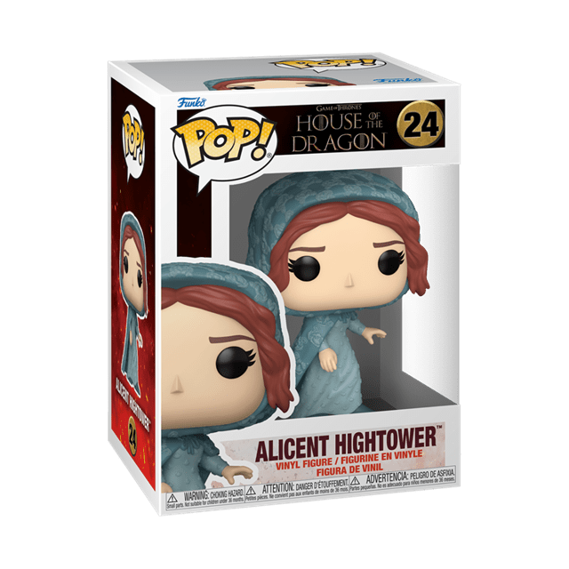 Alicent Hightower Teal Cloak 24 House Of The Dragon Funko Pop Vinyl - 2