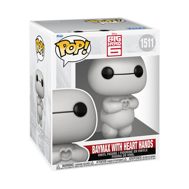 Baymax With Heart Hands 1511 Big Hero Six Funko Pop Vinyl Super - 2