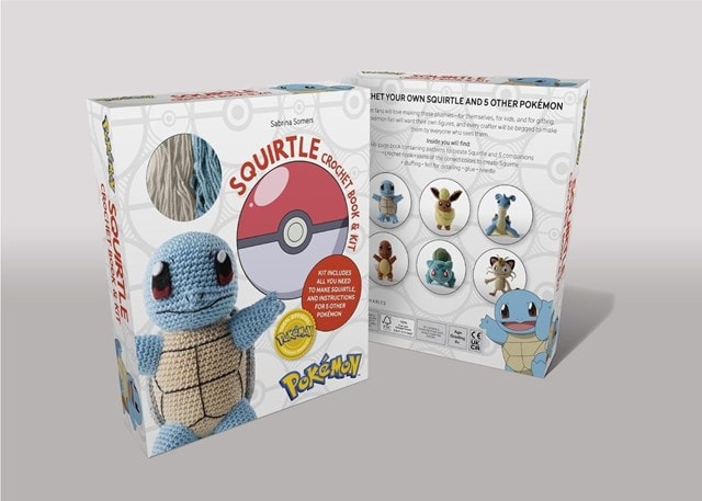 Pokemon Crochet Squirtle Book & Kit By Sabrina Somers - 2