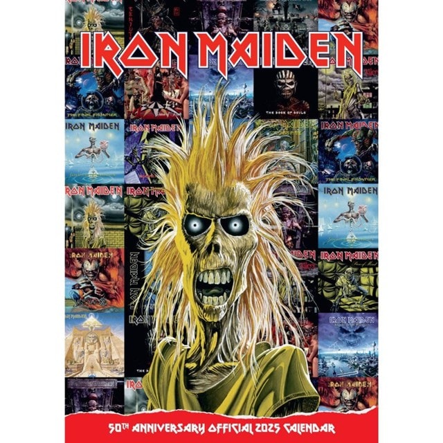 Iron Maiden 2025 A3 Calendar - 1