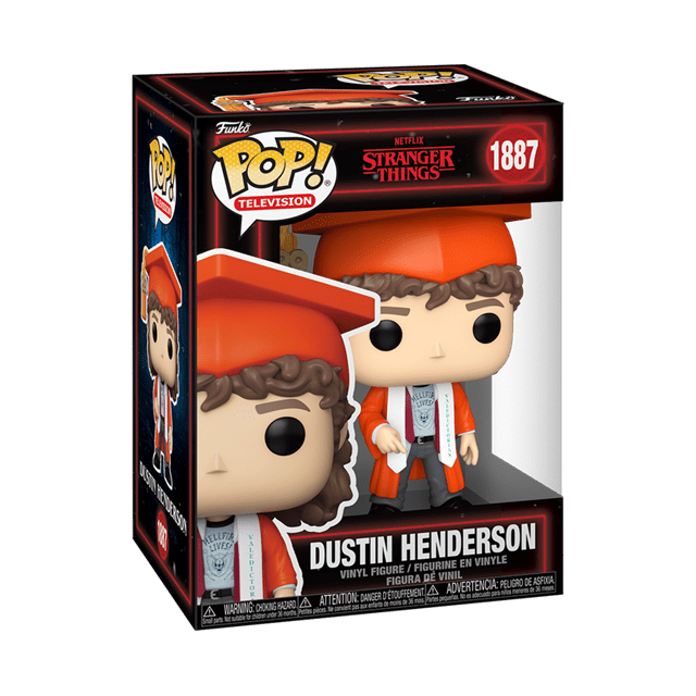 Dustin Henderson Graduation 1887 Stranger Things 5 Funko Pop Vinyl - 2