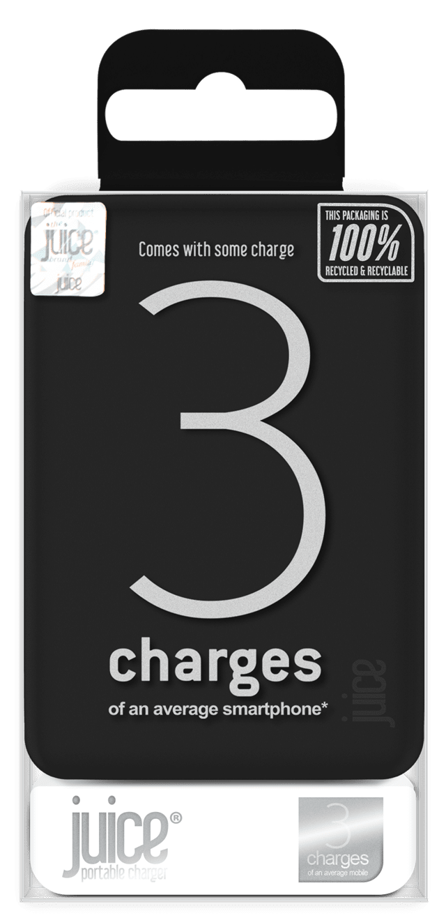 Juice Black 3 Charge 10000mAh Power Bank - 1
