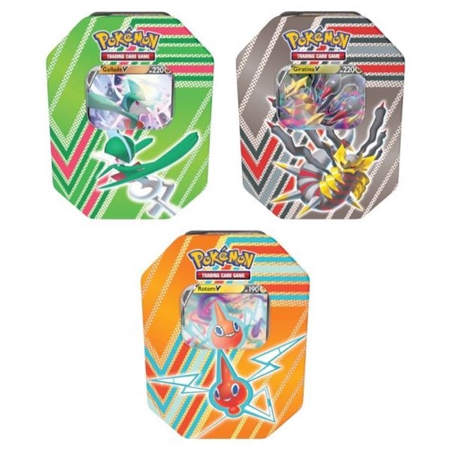 Hidden Potential Tins - Gallade V Giratina V Rotom V Pokémon Trading Cards - 1