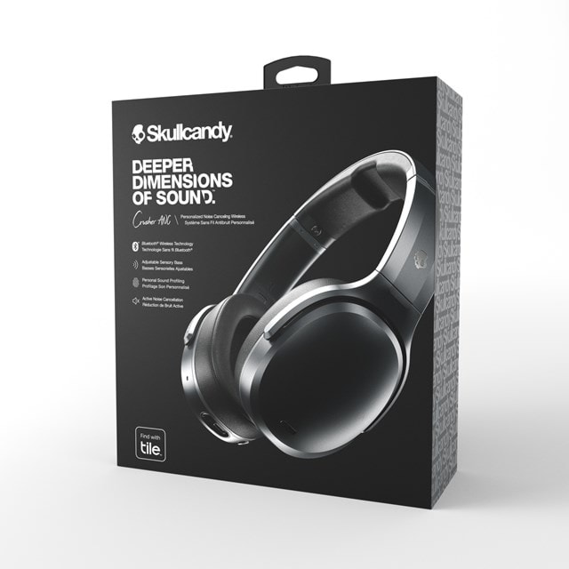 Skullcandy Crusher Black/Black/Grey Active Noise Cancelling Headphones - 4