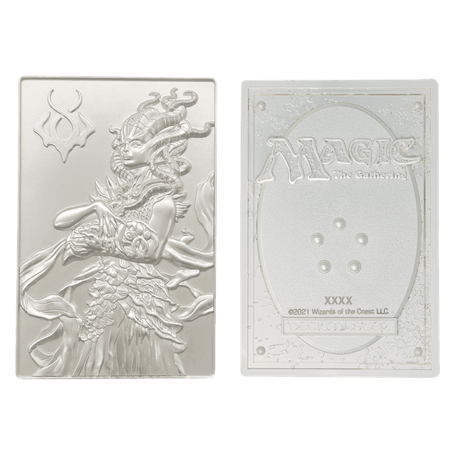 Vraska Limited Edition Magic The Gathering .999 Silver Plated Collectible - 2