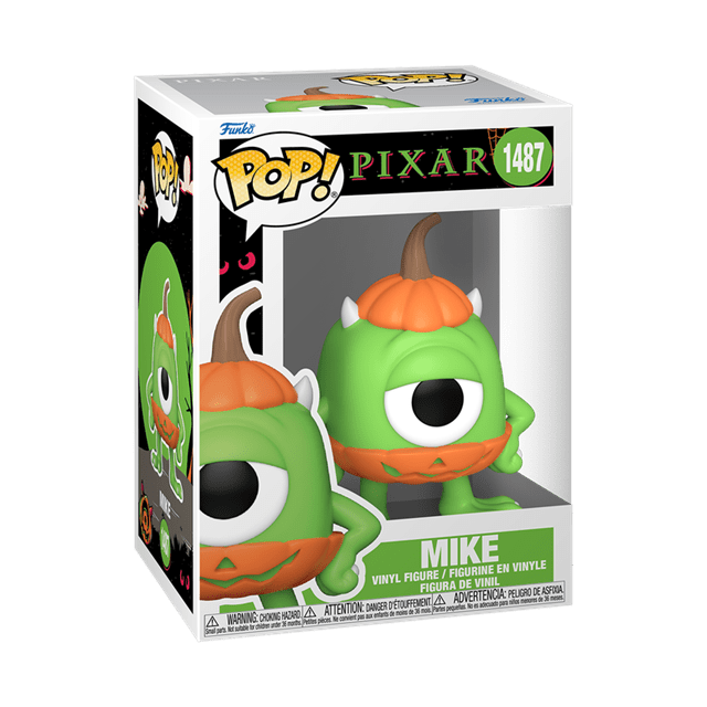 Mike Wazowski as Jack-o-Lantern 1487 Monsters Inc Pixar Halloween Funko Pop Vinyl - 2