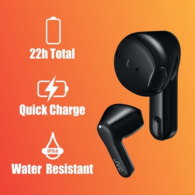 JVC HA-A3T Black True Wireless Bluetooth Earphones - 2