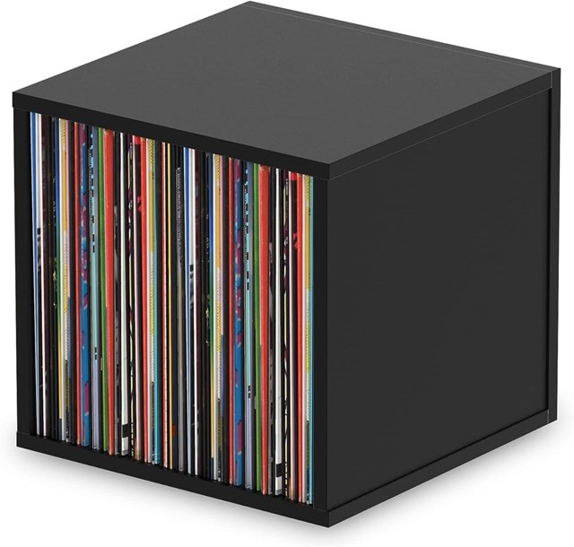 Glorious Record Box 110 Black Vinyl Storage - 1