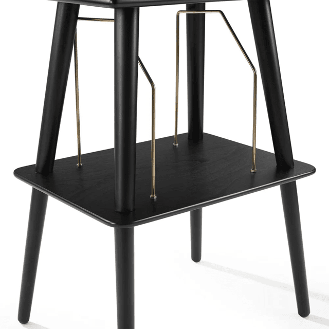 Crosley Manchester Black Turntable Stand - 3