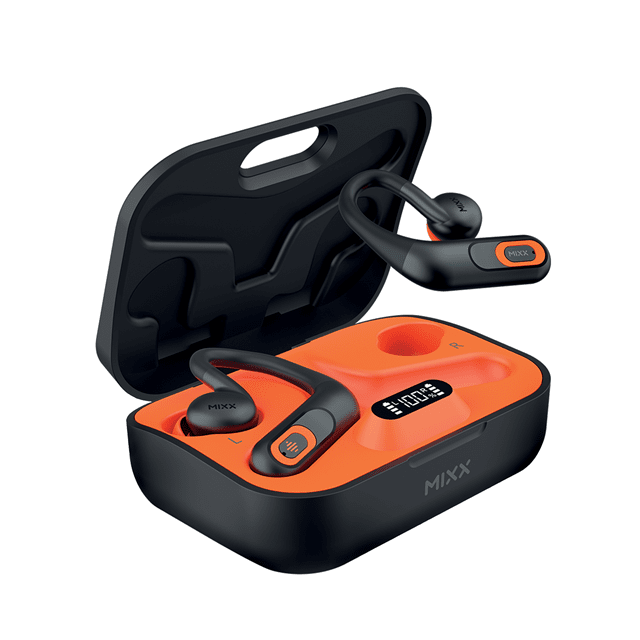 Mixx Audio StreamBuds Sports Charge Black Orange True Wireless Bluetooth Earphones - 2