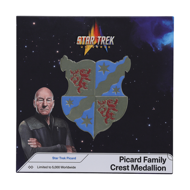 Star Trek Picard Family Crest Limited Edition Collectible Medallion - 3