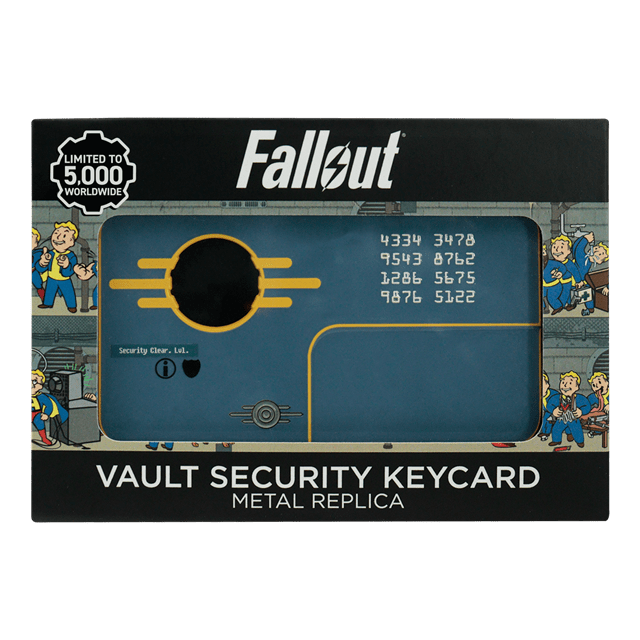 Fallout Limited Edition Vault Security Keycard Replica - 1