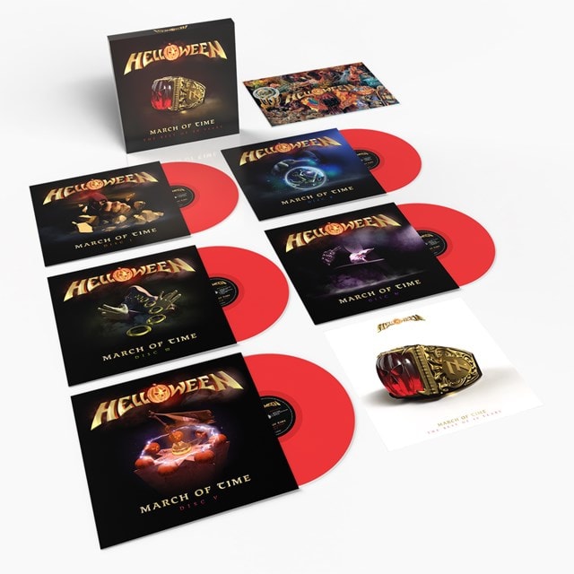 March of Time: The Best of 40 Years - Deluxe Edition Red 5LP - 1