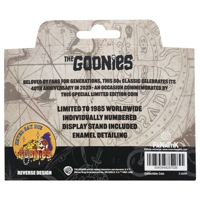 Goonies 40th Anniversary Presentation Coin - 7