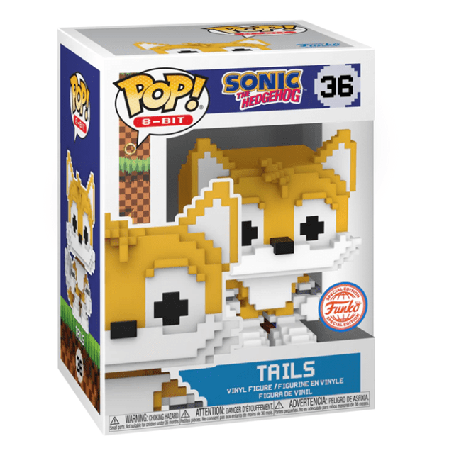 8 Bit Tails 36 Sonic The Hedgehog Funko Pop Vinyl - 2