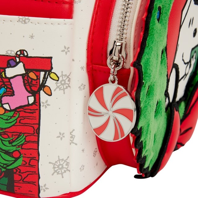 Peanuts Holiday Loungefly Mini Backpack - 4