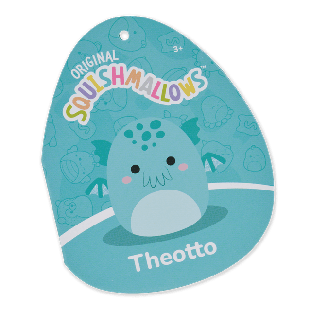 Theotto Teal Cthulu Squishmallows 7.5" Plush - 9