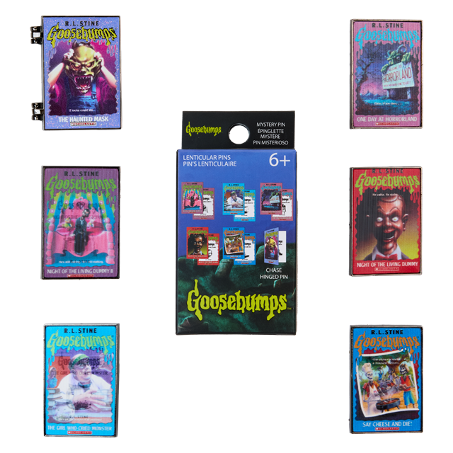 Goosebumps Books Lenticular Loungefly Mystery Box Pins - 1