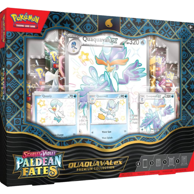 Scarlet & Violet 4.5 Paldean Fates Premium Collection TCG Pokemon Trading Cards - 3