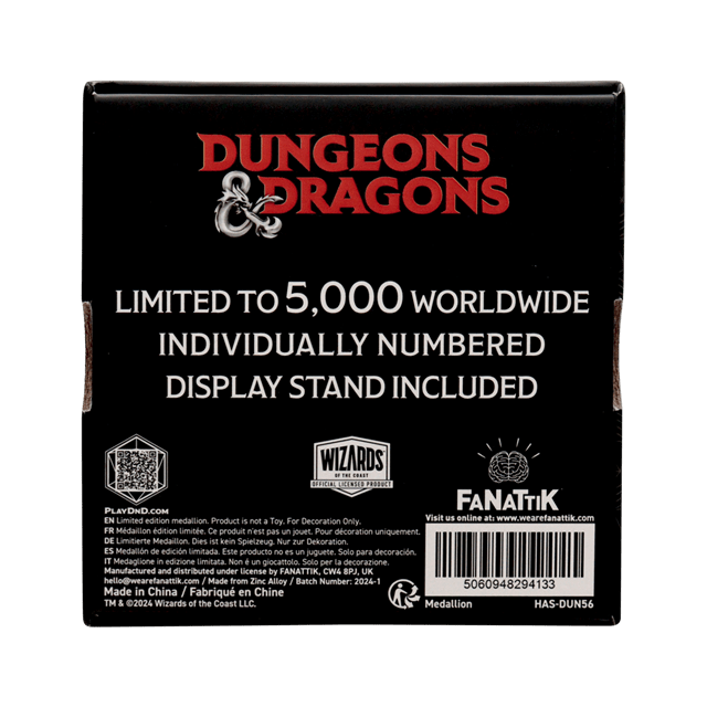 Dungeons & Dragons D20 Medallion - 3