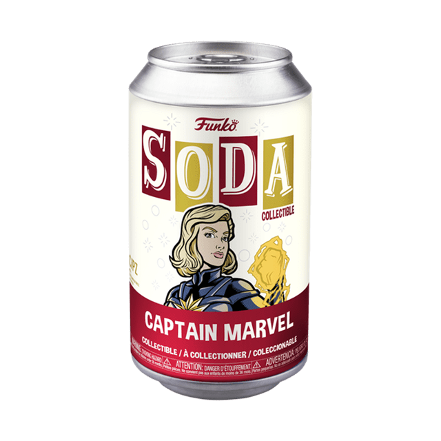 Captain Marvel The Marvels Funko Vinyl Soda - 2