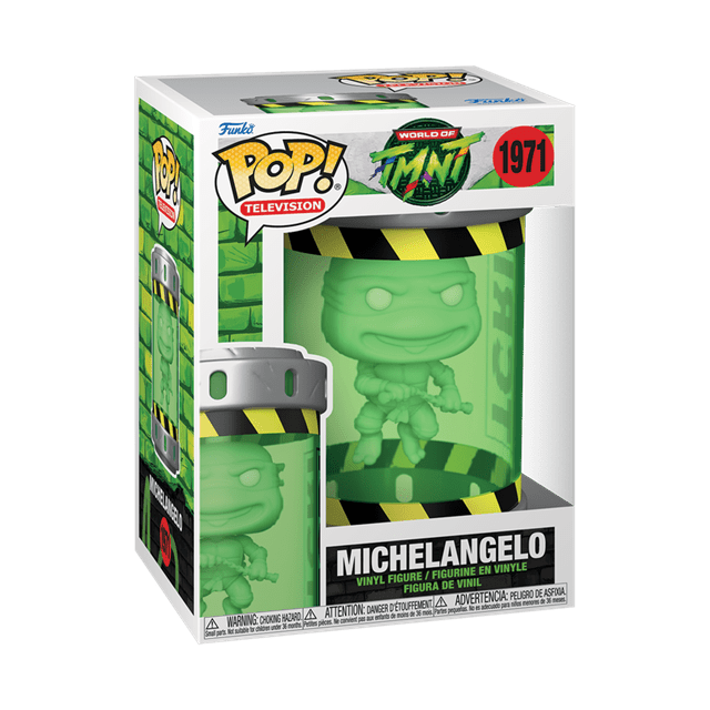 Michelangelo (Ooze Canister) 1971 Teenage Mutant Ninja Turtles Funko Pop Vinyl Premium - 2
